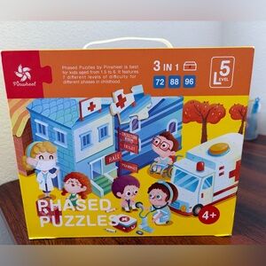 Phased Puzzles 3-in-1 Kids Puzzle Set